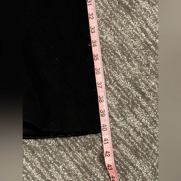 Vintage Marvin Richards Women’s 16 Cashmere & Wool Trench Coat Black Long - Picture 9 of 9